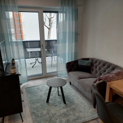 Voll möbliertes Apartment, Küche, Garage-Fully furnished apartment, kitchen, garage