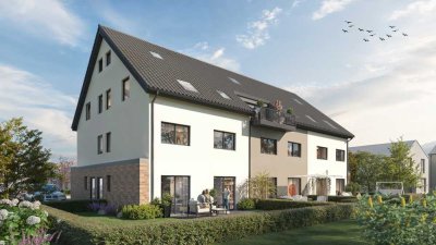 Neubau: Attraktive Maisonette-Wohnung mit eigenem Garten in Groß-Gerau