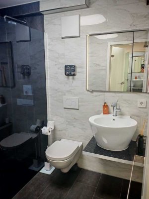 Helle 1-Zimmer-Wohnung mit Garten in Aichtal – teilmöbliert und modern saniert