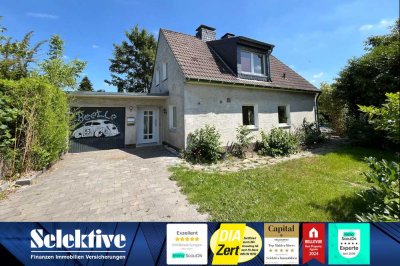 Krefeld Forstwald freistehendes renoviertes
Einfamilienhaus mit Pool und optionalem Baugrundstück