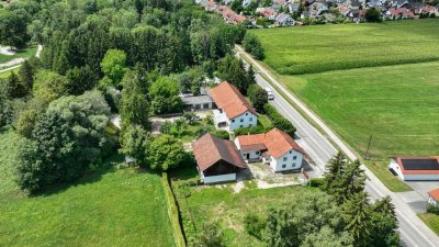 Naturparadies nahe Golfplatz – Einfamilienhaus mit Fischteich