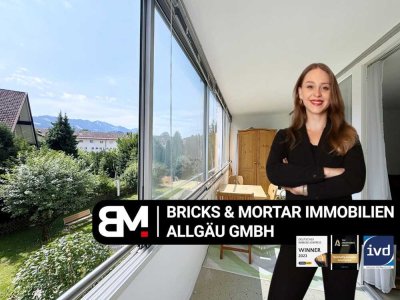 Kapitalanlage in Sonthofen – 
1 Zimmer Apartment mit Loggia & Stellplatz
