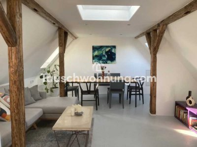 Tauschwohnung: 3Z Maisonettwohnung gegen 2Z Wohnung im Grünen