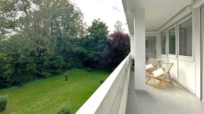 Moderne, exklusive 3-Zimmer Wohnung mit großem Balkon, schönem Ausblick und TG-Stellplatz