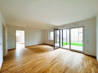 Stilvolle Gartenwohnung mit traumhaftem Blick auf die Kampenwand