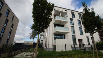 Barrier-free apartment, 10 minutes from Clay Kaserne, with garden and underground parking space