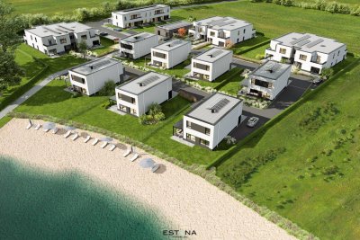 Wohnen am Wasser: Premium-Wohnung mit Seeblick &amp; Toplage bei Parndorf - Erstbezug