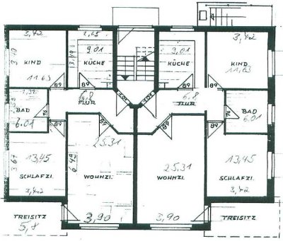 Freundliche 3-Zimmer-EG-Wohnung mit Balkon in Osterwald