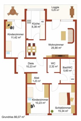 4-Zimmer Erdgeschosswohnung (WEG) mit Garage im Herzen von Bonn-Bad Godesberg