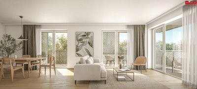 Neubauprojekt Mörikeweg: Barrierefreie Wohnung im obersten Stock mit Ausblick
