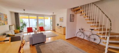 Attraktive Maisonette Wohnung mit Südbalkon und schöner EBK, Wiesloch/Zentrum
