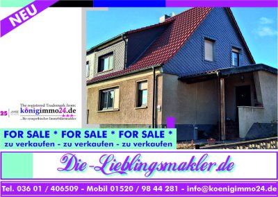 teilsan., mod.-bed. EFH (DHH) mit Terrasse, Garten in Großengottern