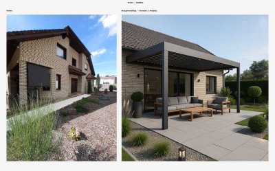 Luxuriöses Einfamilienhaus mit Pool im besonderen modernen Landhaussstil - mit Sanierungsangebot