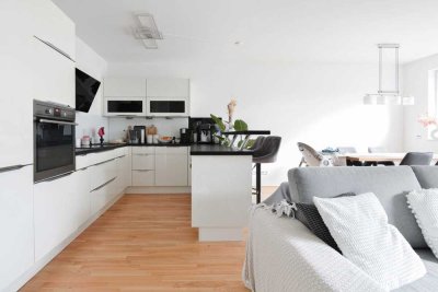 Zentral gelegene 3-Zimmer-Erdgeschosswohnung mit kleinem Garten im O-Quartier.