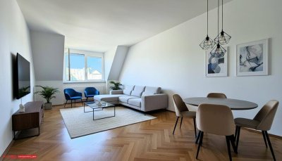 MITTEN IM ACHTEN - 6. LIFTSTOCK - ERSTBEZUG NACH TOPRENOVIERUNG - 100% RUHELAGE - tlw. GRÜNBLICK