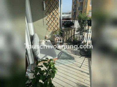 Tauschwohnung: 3-Zimmer-Wohnung, 2 Bädern, Balkon, Top-Lage, gute Anbindung