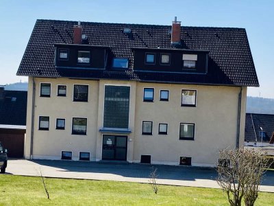 Schöne 3-Zimmer-Wohnung, Balkon mit Schlossblick in Herzberg am Harz