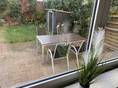 vollständig möblierte Erdgeschoss, Garten, Neuss Allerheiligen, 2Zi KüDB