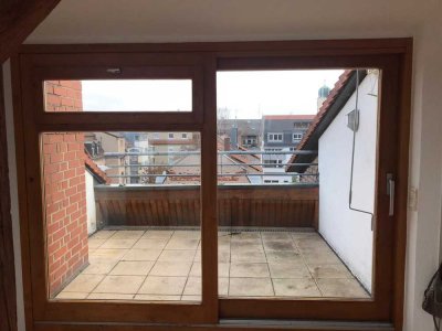 3-Raum-Maisonette-Wohnung mit Dachloggia in St. Johannis