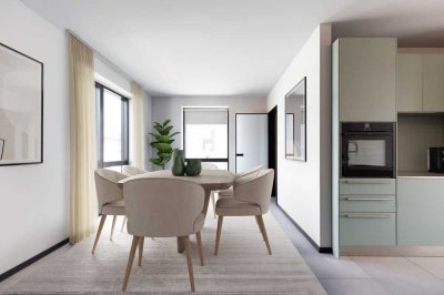 7 von 9 Einheiten verkauft, Maisonettewohnung mit Loggia, Einbauküche und Stellplatz