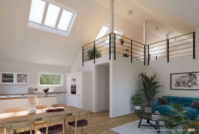 Kathedraldecke mit Empore in Linden Preis inkl. Grundstück