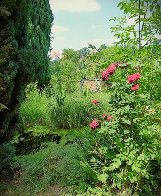HOFBERG - Wohnung im Zweifamilienhaus mit Burgblick, Garten und zwei KFZ Plätzen