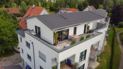 Exklusive 4-Zimmer-Penthousewohnung mit Dachterrasse  – Energieeffizienzklasse A+