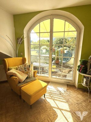 2-Zimmer-Wohnung mit Dachterrasse und traumhafter Aussicht!