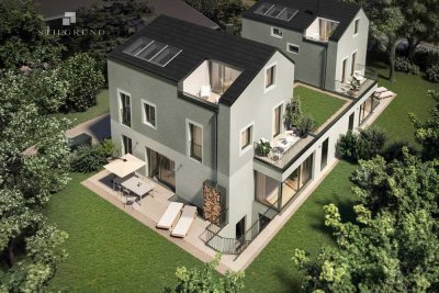 GRÄFELFING - Exklusiver Neubau: Villenensemble in idyllischer Anliegerstrasse | 2 von 4 verfügbar, B