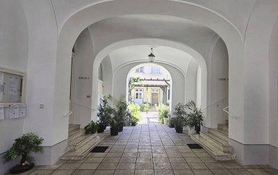 Wohnen im Metternichhof - Maisonette (2 Zi) - TOP Lage im Stadtzentrum von Baden