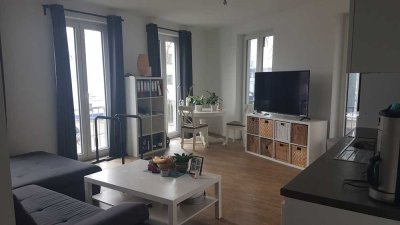 Helle großzügige 2-Raum-Wohnung mit Balkon Neubau 2017