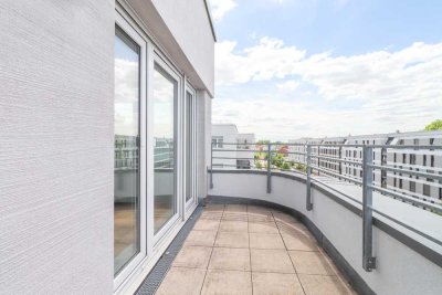 Stilvolle Penthouse-Oase mit exklusiver Dachterrasse, lichtdurchflutet & modern ausgestattet