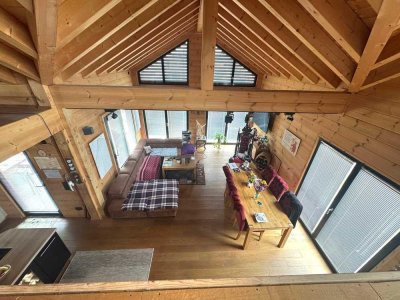 Traumhaftes Wohnblockhaus in Massivholzbauweise in Velburg