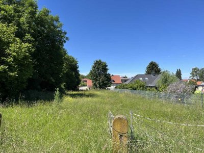 Großes Grundstück: 3995 m2 mit Entwicklungspotenzial (Bauland) und guter Anbindung an A7 + A 38