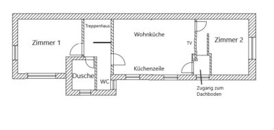 WG Zimmer 18 qm plus Wohnküche