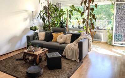 Lichtdurchflutete 3,5-Zimmer-Wohnung mit Südbalkon & Grünblick in Hemsbach