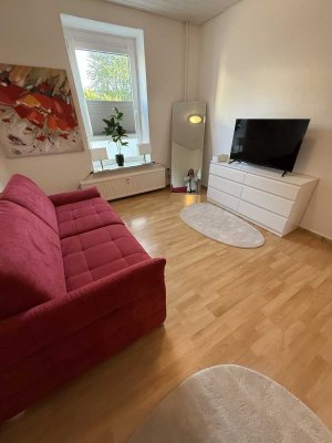 Ravensberg,incl Parkplatz 1 Zi Whg EG: möbl, an der Uni  mit Stellplatz,Waschm u Trockner, gr Küche