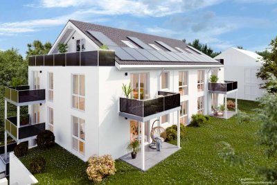 KfW 40 QNG Neubau: 3-Zimmerwohnung in Böblingen mit sonniger Terrasse und eigenem Gartenanteil