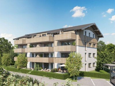 Fantastische Aussichten! Neue 63 m² Dachgeschosswohnung in Wals!