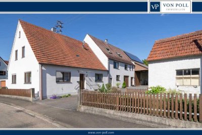 Viel Platz für Familie, Tiere und Träume -  Zwei Wohnhäuser auf großem Grundstück