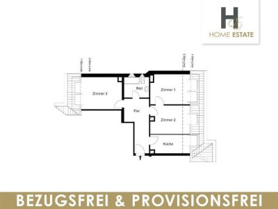 Bezugsfreie Dachgeschosswohnung - So schnell kann es gehen - Provisionsfrei