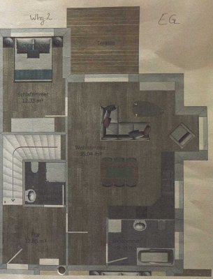 Großzügige 5 Zimmer Maisonette Wohnung nähe Badewiese