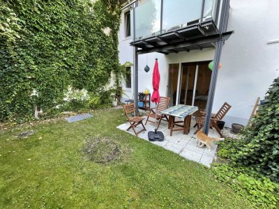 Gartenwohnung mit 2 Zimmern zentral in Ismaning