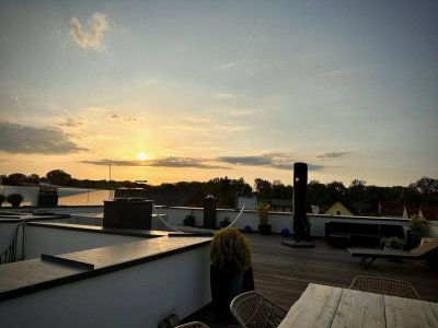 Sensationelle Dachgeschosswohnung mit einzigartiger Dachterrasse!