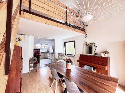 Stilvolle 4,5-Zimmer-Maisonette mit Dachloggia & Tiefgarage in sonniger Lage von Stuttgart-Kaltental