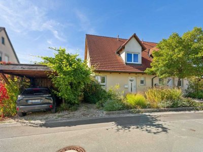 Moderne Doppelhaushälfte in Hausen – stilvolles Wohnen mit viel Platz für Ihre Träume!