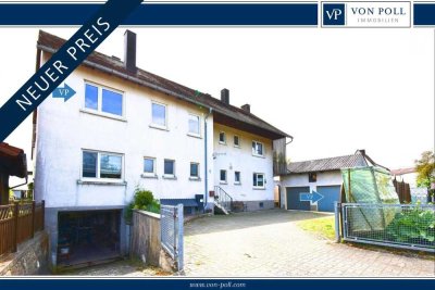 Eigentumswohnung mit Gestaltungsfreiraum, Garage und zwei Stellplätzen in Schauerheim.