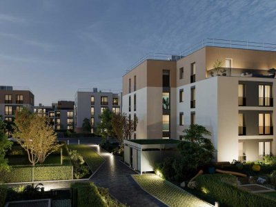 Familienwohnung im Neubau: Ruhig und doch stadtnah
