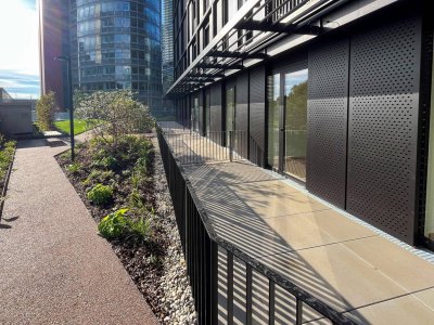 Erstbezug in den DC Flats: 1,5-Zimmer Erdgeschoßwohnung mit Terrasse – zu mieten in 1220 Wien