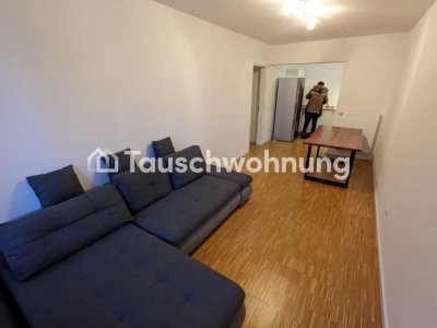 Tauschwohnung: Modernisierte 2-Raum-Erdgeschosswohnung mit EBK, Erdgeschos